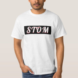 フリジア語の「stom」は馬鹿を意味する tシャツ