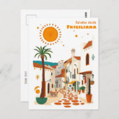 フリジリアナアンダルシアスペインの休日はがき ポストカード (正面/裏面)