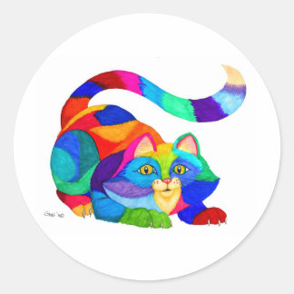 フリスキー猫 ラウンドシール
