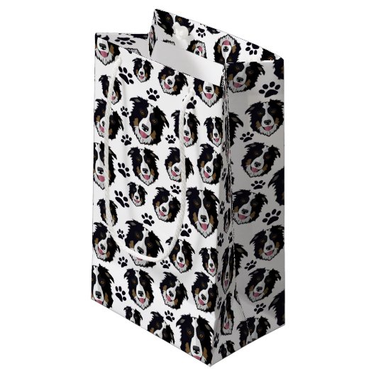 フリスキー·スコッチ·コリ縁どー·ヒープ·ドッグが子犬をなでる スモールペーパーバッグ (正面アングル)