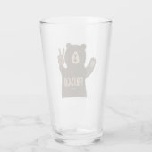 フリスココロラドピースベア タンブラーグラス (裏面)