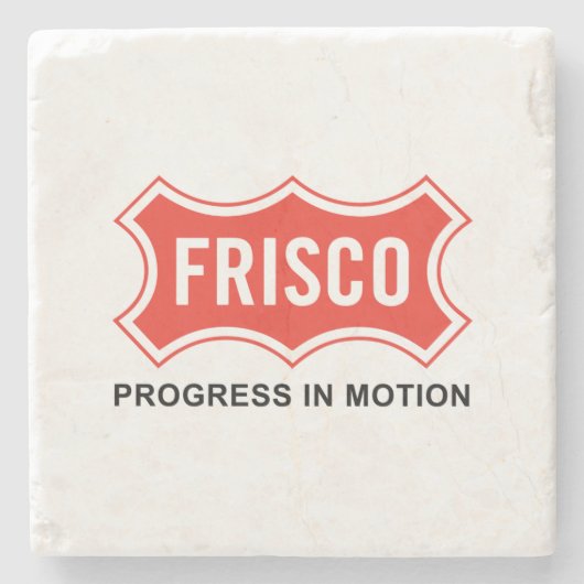 フリスコ国旗(テキサス州市) ストーンコースター (正面)