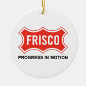 フリスコ国旗(テキサス州市) セラミックオーナメント (正面)