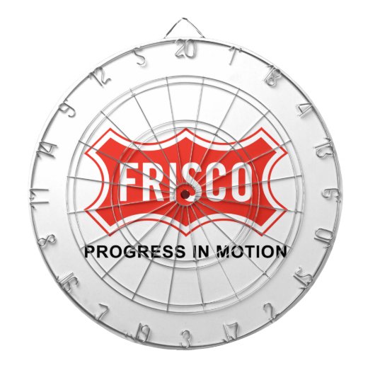 フリスコ国旗(テキサス州市) ダーツボード (正面)