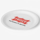 フリスコ国旗(テキサス州市) ペーパープレート (アングル)