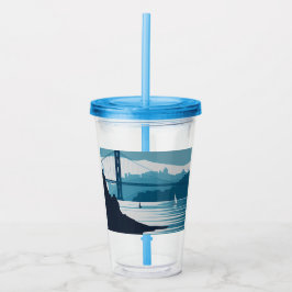フリスコ湾#1 アクリルタンブラー