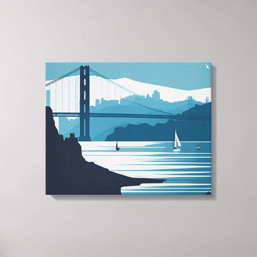 フリスコ湾#1 キャンバスプリント (正面)