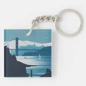 フリスコ湾#1 キーホルダー (裏面)