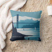 フリスコ湾#1 クッション (ブランケット)
