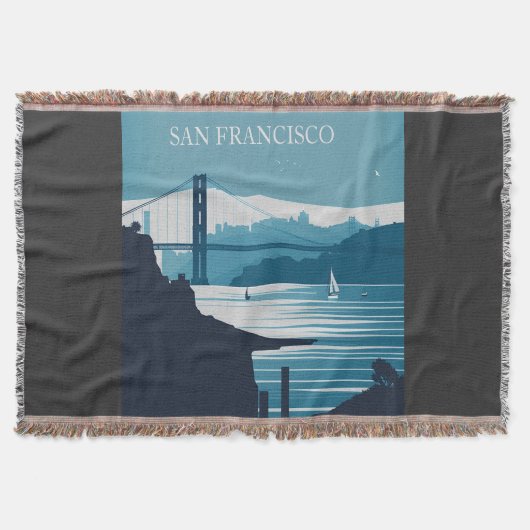 フリスコ湾#1 スローブランケット (正面)