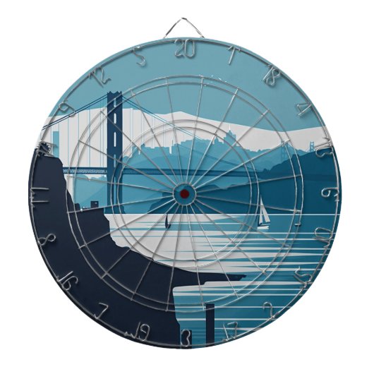 フリスコ湾#1 ダーツボード (正面)