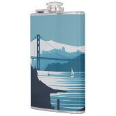 フリスコ湾#1 フラスク (左)