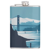 フリスコ湾#1 フラスク (正面)