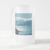 フリスコ湾#1 フロストグラスビールジョッキ (正面左)