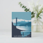 フリスコ湾#1 ポストカード (スタンド正面)