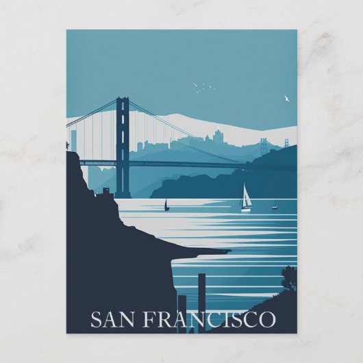 フリスコ湾#1 ポストカード (正面)