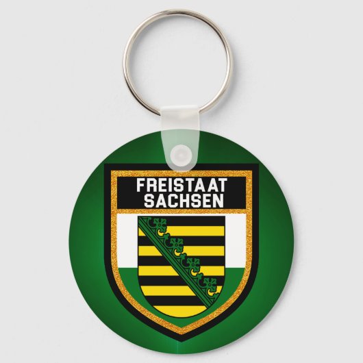 フリスタート・サクセン国旗 キーホルダー (正面)