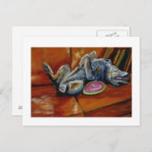 フリスビーに降伏する ポストカード (正面/裏面)