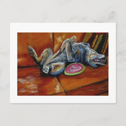 フリスビーに降伏する ポストカード (正面)