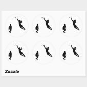 フリスビーのステッカー ラウンドシール (シート)