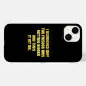 フリスビーの冗談 Case-Mate iPhoneケース (裏面 (横))