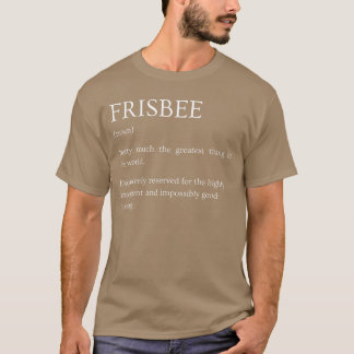 フリスビーの定義 楽しい サルカスティック アルティメット+フリスビー Tシャツ