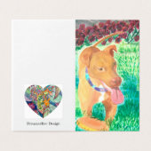 フリスビーインザバラサンキューカード (外部フラット)