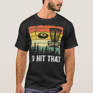 フリスビーゴルフバおもしろいスケットディスクゴルフヴィンテージI'd Hi Tシャツ
