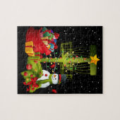 フリスビーゴルフフロルフクリスマスツリー ジグソーパズル (横)