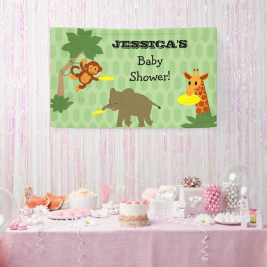 フリスビージャングルイベントバナー 横断幕 (パーティー)