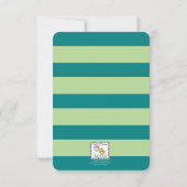 フリスビージャングルベビーシャワー3x5招待状 招待状 (裏面)