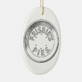 フリスビーパイティンセラミックスツリーオーナメント セラミックオーナメント (右)