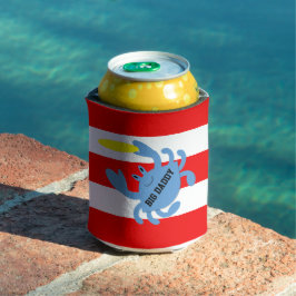 フリスビーパーソナライズされたガニ 缶クーラー