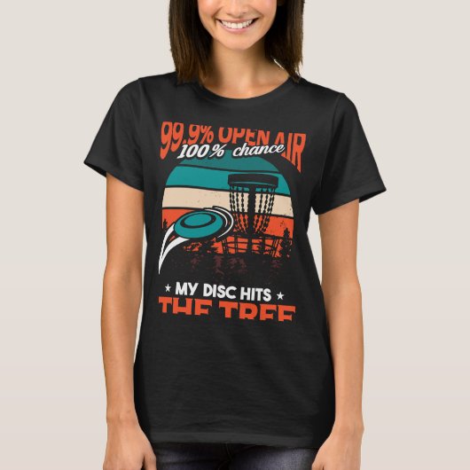 フリスビープレーヤーディスクゴルフ Tシャツ (正面)