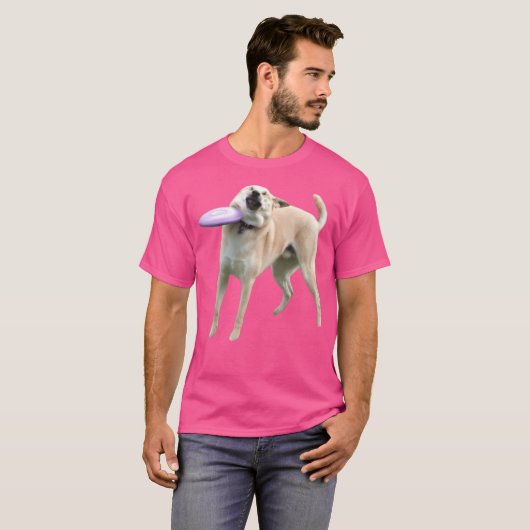 フリスビー犬 Tシャツ (正面フル)