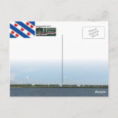 フリスン国旗のボッペはがきカート ポストカード (裏面)