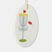 フリズビーディスクゴルフ セラミックオーナメント (右)