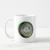 フリズビーパイ錫のアース・カラー コーヒーマグカップ (左)