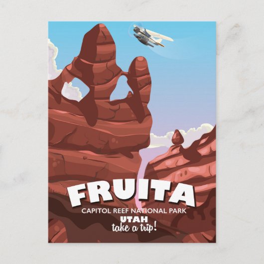 フリタキャピトルリーフナショナルパークユタ ポストカード (正面)