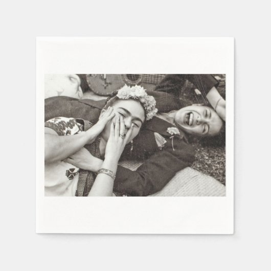 フリダとシャヴェラ スタンダードカクテルナプキン (正面)