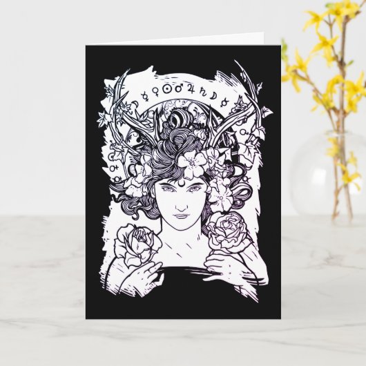 フリダイス、誕生日 カード (黄色い花)