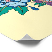 フリダカホカラフルフローラ図 ポスター (角)