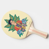フリダカホカラフルフローラ図 卓球ラケット (横)