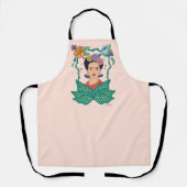 フリダカホフローラフレームグラフィック エプロン (正面)