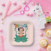 フリダカホフローラフレームグラフィック ペーパープレート (パーティー)