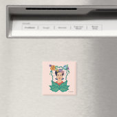 フリダカホフローラフレームグラフィック マグネット (インサイチュ (食洗機))