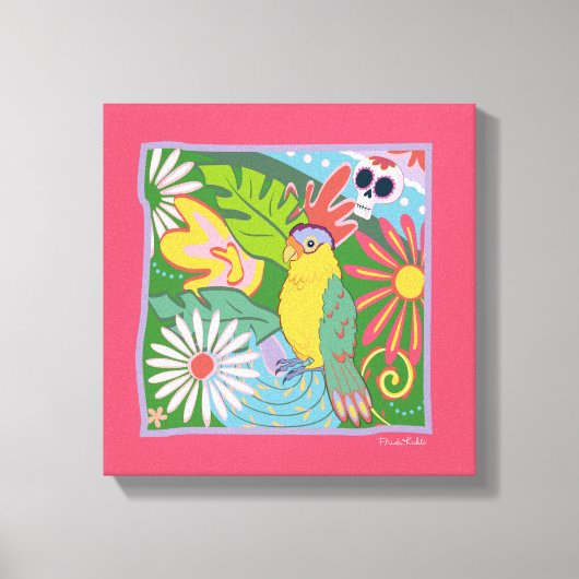 フリダカホロのパログラフィック キャンバスプリント (正面)