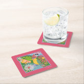 フリダカホロのパログラフィック スクエアペーパーコースター (インサイチュ)