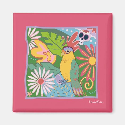 フリダカホロのパログラフィック マグネット (正面)