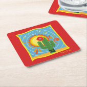 フリダカホロサボグラフィック スクエアペーパーコースター (アングル)